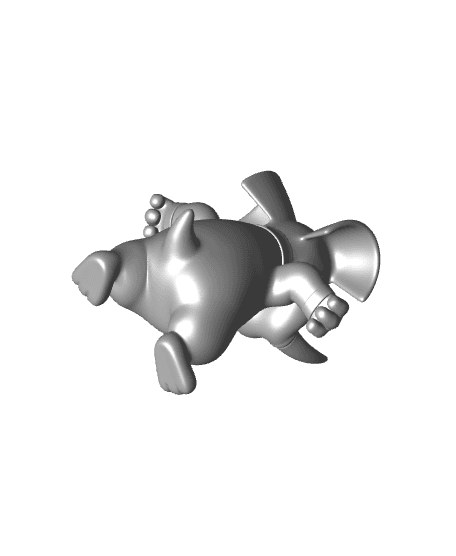 Pokemon Granbull #210 - Optimized for 3D Printing 3d model