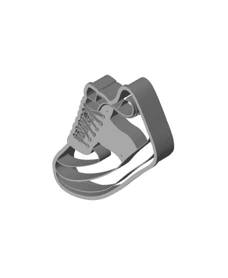 Shoes Cookie Cutter, Biscuit Cutter 3d model