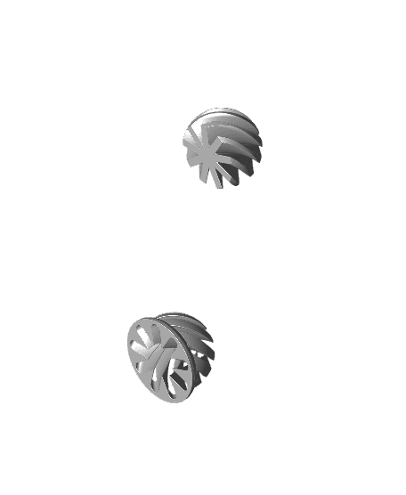 Sphere Vortex/Helix Fidget toy 3d model