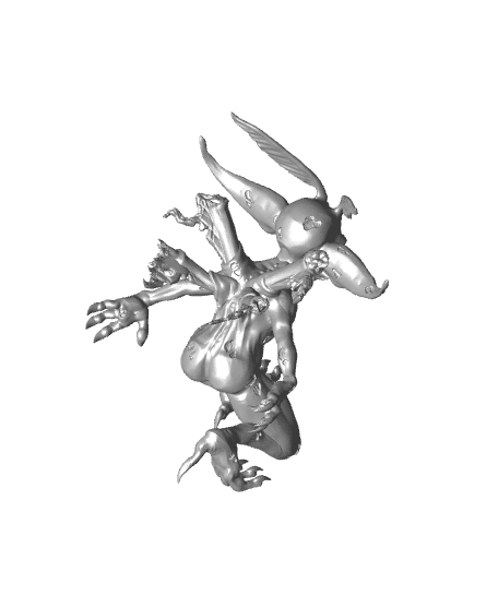 Grounded Zombiefey 01 (25mm Base) 3d model