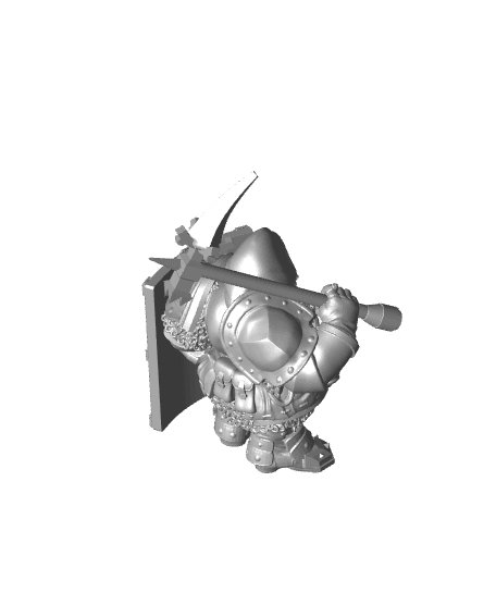 Dwarf Fighter 3d model