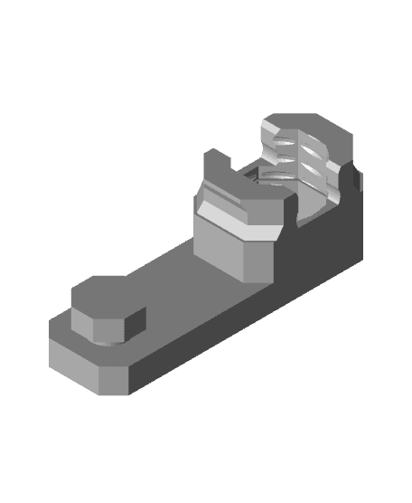 Remix of Double Sided Snap (Part A) - Keyhole Hanger - DS Snap Gen  (P) v36.stl 3d model