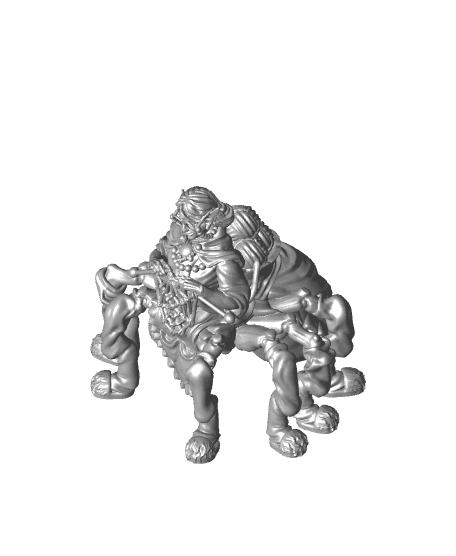 Nana Drider - Dungeon Cleaning Inc - PRESUPPORTED - Illustrated and Stats - 32mm scale			 3d model