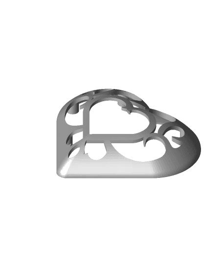 L.O.Z Heart Container Ring Box 3d model