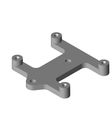 Voron Formbot Toolhead PCB DIN Rail Mount 3d model