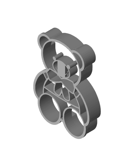 Bear Cookie Cutter, Biscuit Cutter 3d model