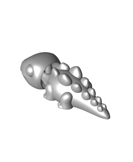 Stegosaurus Keychain 3d model