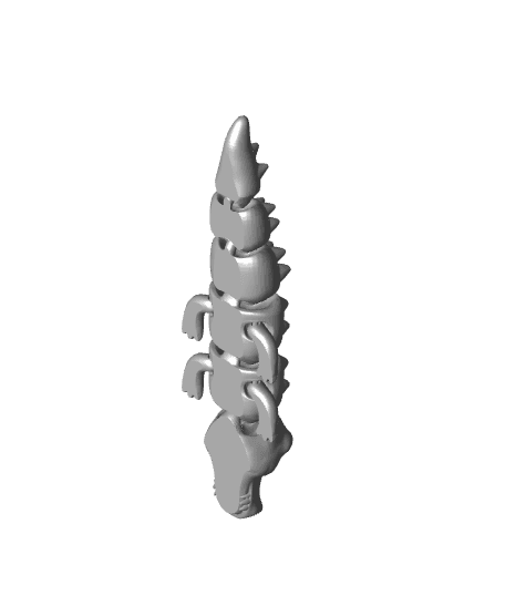 Crocodile Flexi Keychain 🐊 3d model