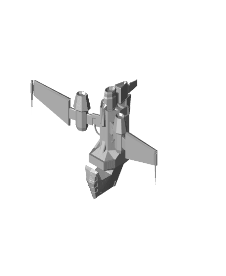 Caldari Shuttle 3d model