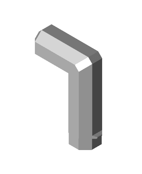 25x17·5 mm - Hook (Bolt-Locked Insert) 3d model