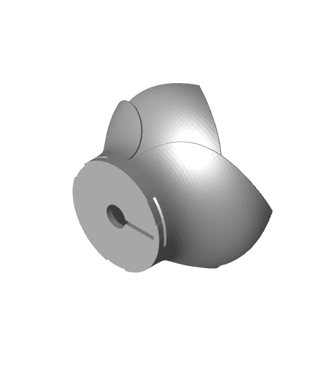 Plant Pod, wall mount for Apple Home Pod Mini. 3d model