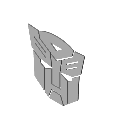 Transformers themed magnets 3d model