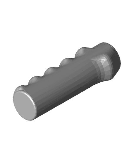 Ergonomic custom bike handle grip  3d model