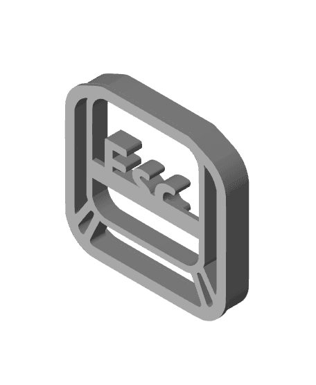 ESC Cookie Cutter, Biscuit Cutter 3d model