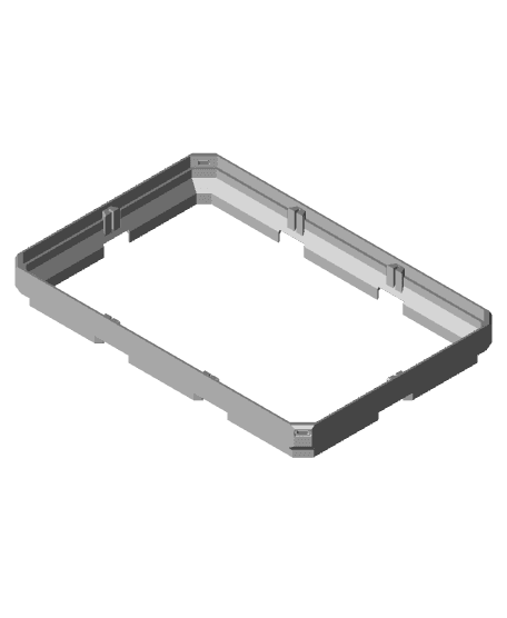 3x2 - Multigrid Panel Lid Rim 3d model