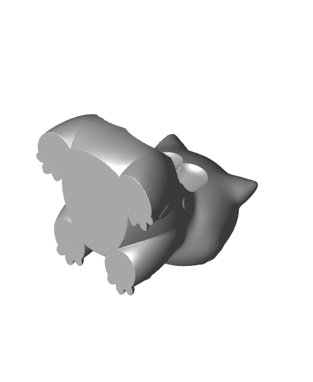 Halloween Bulbasaur (Easy Print No Supports) 3d model