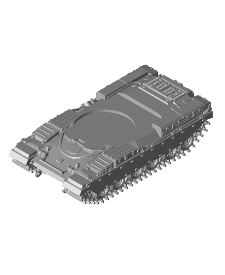 Chieftain Relic Tank - With Free Cyberpunk Warhammer - 40k Sci-Fi Gift Ideas for RPG and Wargamers 3d model