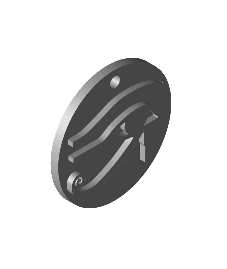 Horus eye keychain.stl 3d model