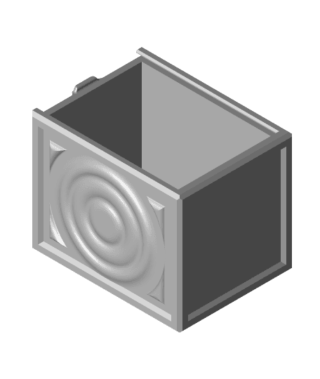 Detailed Top Loader EDH Deck Box 3d model