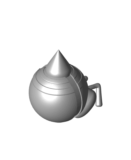 Beedrill Pokeball (Multipart & Complete Versions) 3d model