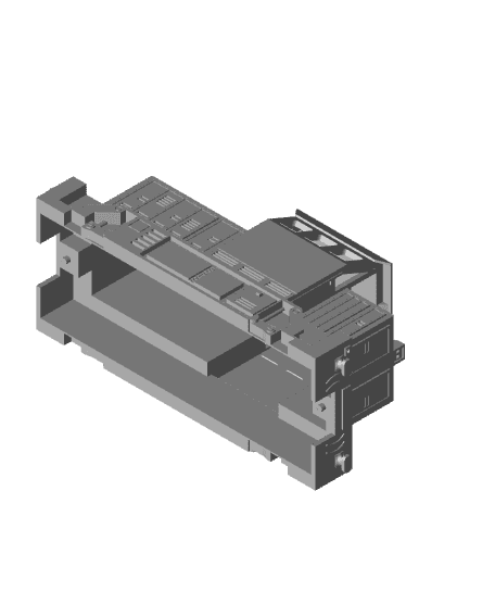 switcher train shell / model 3d model