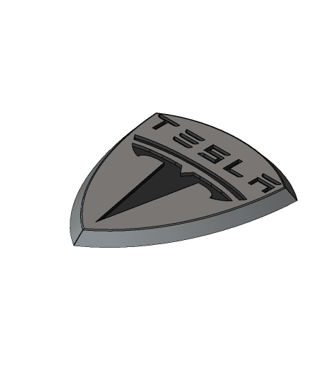 Tesla LOGO 3d model