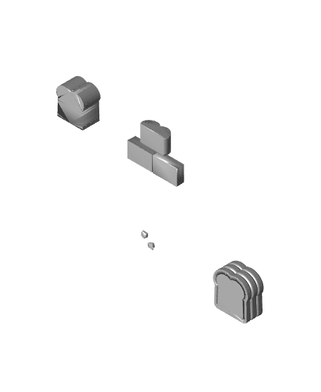 Toasty Drawer  3d model