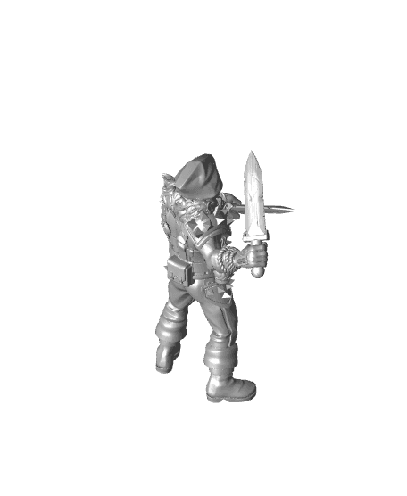 Raider 02 (25mm Base) 3d model