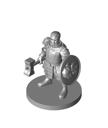 Animated Dwarven Armor 3d model