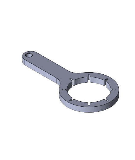 IDI Sediment Bowl Wrench 3d model