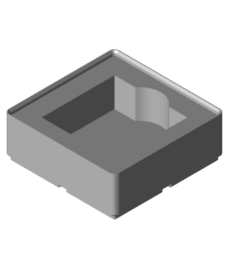 Gridfinity Lens Wipe Holder 2x2x3 3d model