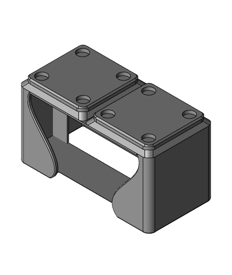 Gridfinity Phone Stand 3d model