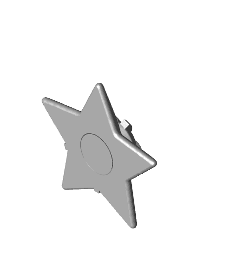 Staryu Pokemon Fidget Spinner - Print in Place  3d model