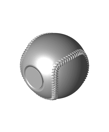 Baseball Fidget Spinner 3d model