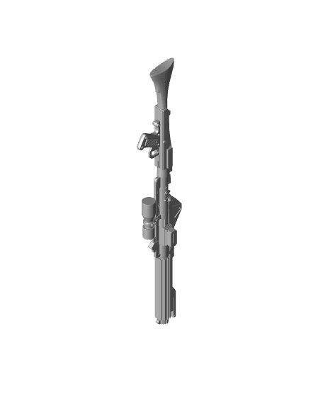 DC-15A Blaster Rifle - 3D Print Files 3d model