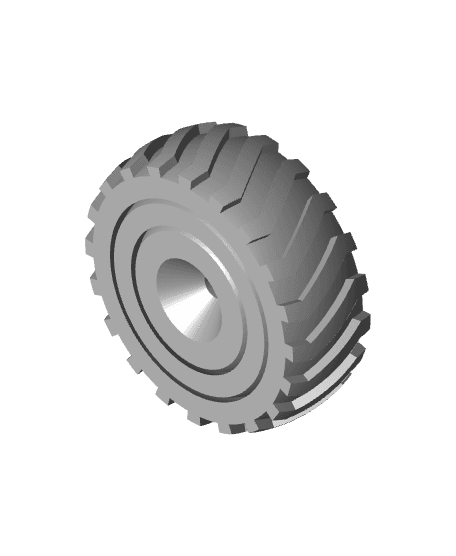 3Dom Fidget - Tractor Tyre 1. 3d model