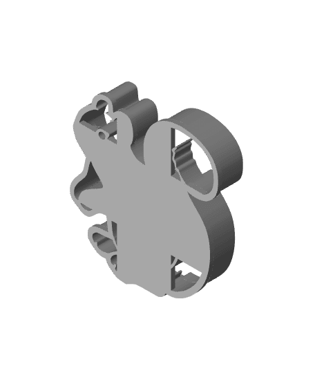 Squirrel Cookie Cutter, Biscuit Cutter 3d model