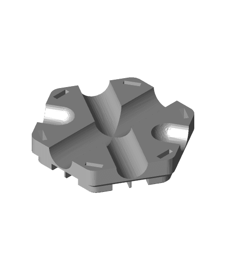 Hextraction Secret Tiles With Magnets 3d model