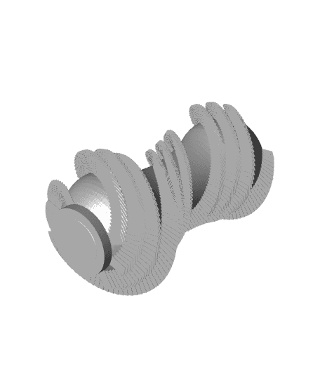 Curvy Loops Vase 3d model