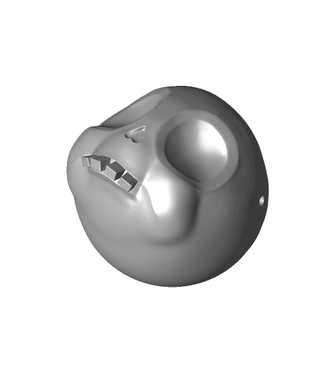 Toon Skull Candy Bucket 3d model