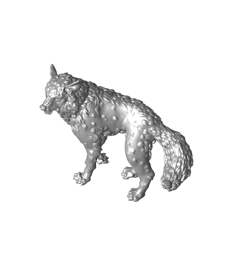 Wolf Taya - With Free Dragon Warhammer - 5e DnD Inspired for RPG and Wargamers 3d model