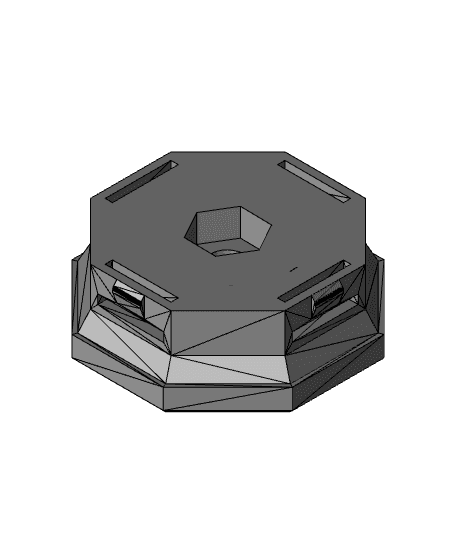 Remix of Multiboard Snap for M3 Nut 3d model