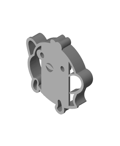 Chick Cookie Cutter, Biscuit Cutter 3d model