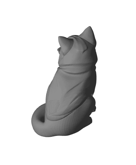 HipsterCat.obj 3d model