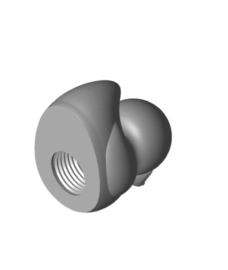 Duck valve stem cap 3d model