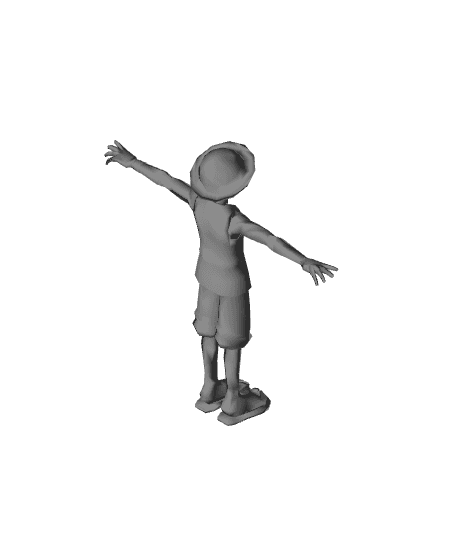 Luffy 3d model