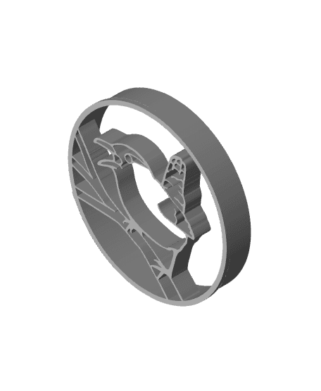 Bird Cookie Cutter, Biscuit Cutter 3d model