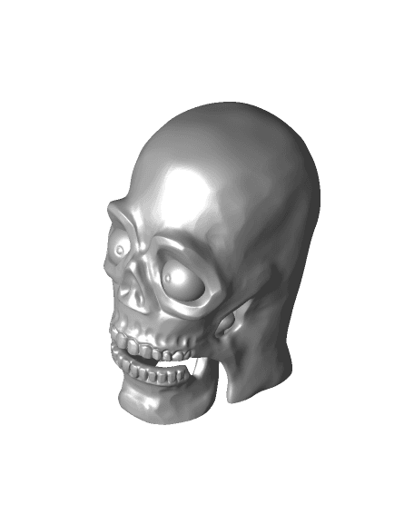 Chilly Bill Chattering Skull 3d model