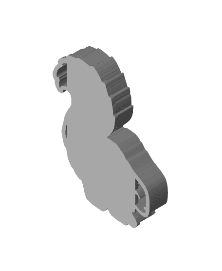 Skunk Cookie Cutter, Biscuit Cutter 3d model