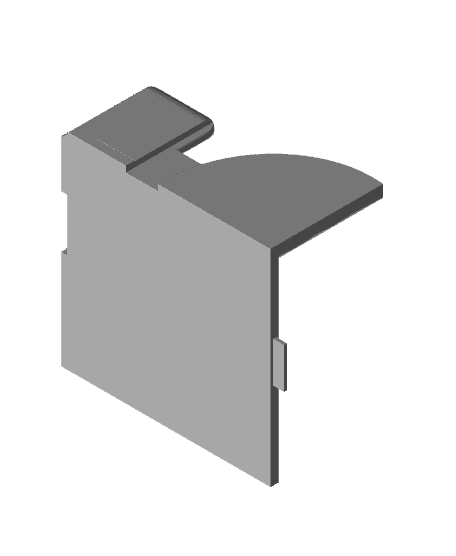 Storage Box Corner Support 3d model